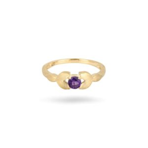 Demeter’s Grace African Amethyst Floral Ring