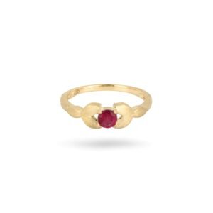 Demeter’s Grace Pink Topaz Floral Ring