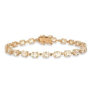 Forever Classic Pink Morganite Rose Tennis Bracelet