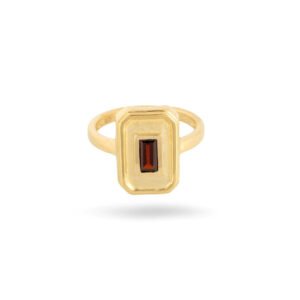 CEO’s Deco Baguette Garnet Ring