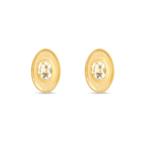 CEO’s Deco Oval Topaz Stud Earrings